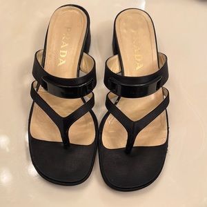 Prada sandals in good used condition